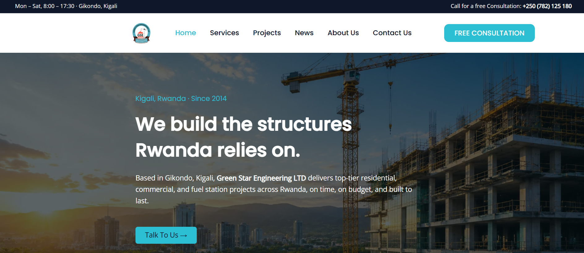Greenstar homepage